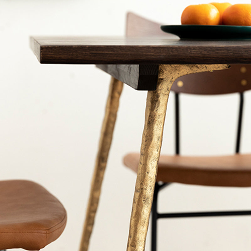 Modern 1/4/5/6/7 Pieces Dining Set Rectangle Oak Wood Dining Table for Dining Room