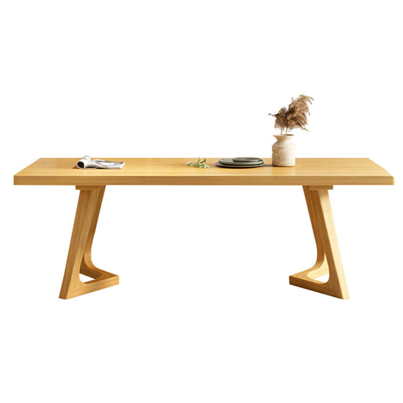 Modern 1/5/7 Pieces Dining Set Rectangle Pine Wood Dining Table for Kitchen Dining Room