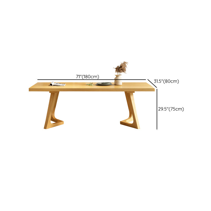Modern 1/5/7 Pieces Dining Set Rectangle Pine Wood Dining Table for Kitchen Dining Room