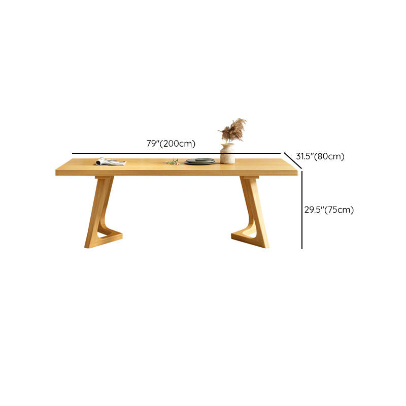 Modern 1/5/7 Pieces Dining Set Rectangle Pine Wood Dining Table for Kitchen Dining Room
