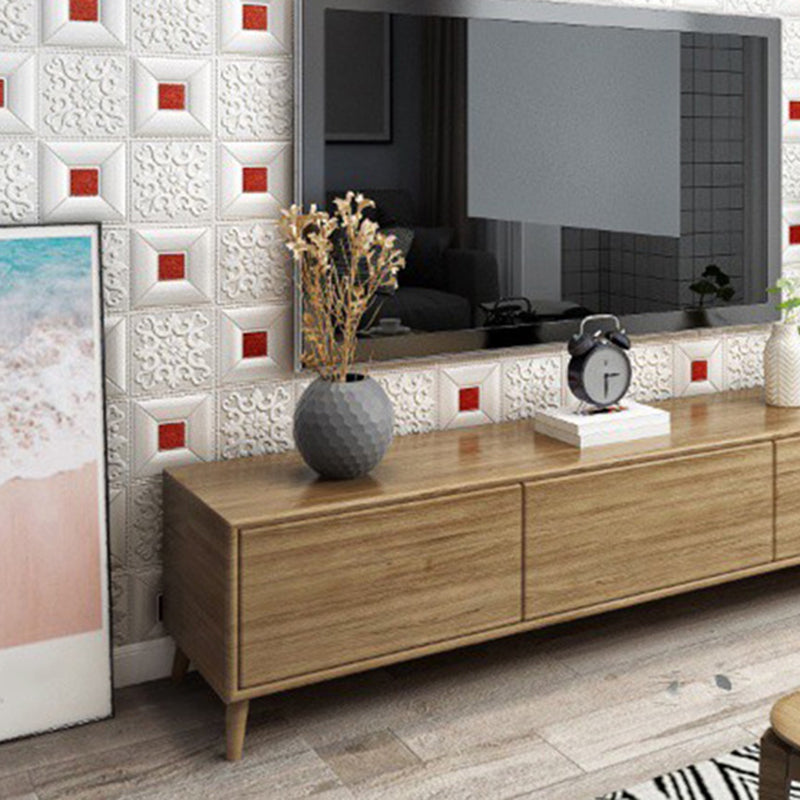 Modern Wall Paneling Foam 3D Embossed Peel and Stick Wall Panel