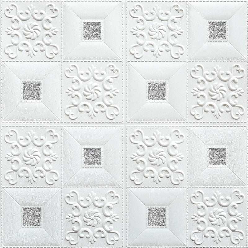 Modern Wall Paneling Foam 3D Embossed Peel and Stick Wall Panel