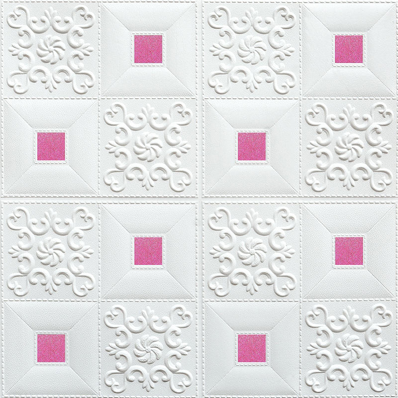 Modern Wall Paneling Foam 3D Embossed Peel and Stick Wall Panel