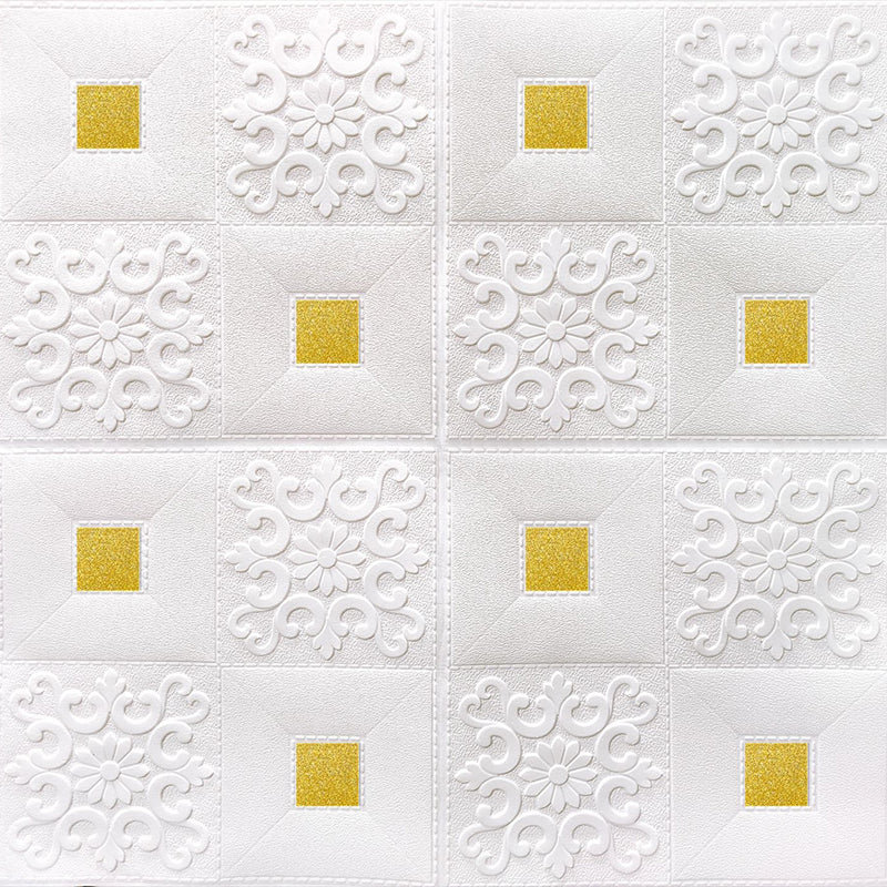 Modern Wall Paneling Foam 3D Embossed Peel and Stick Wall Panel