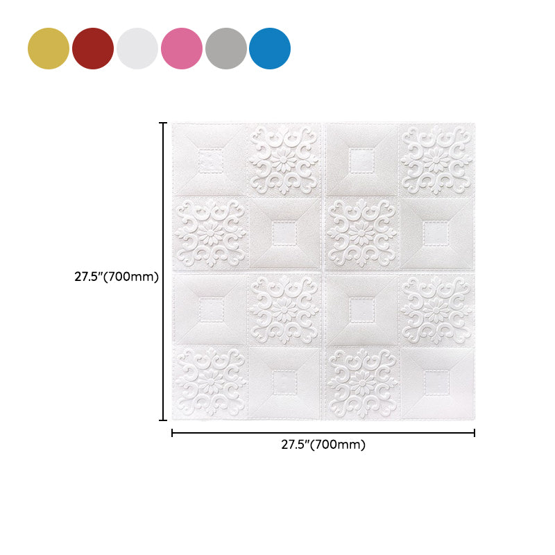 Modern Wall Paneling Foam 3D Embossed Peel and Stick Wall Panel