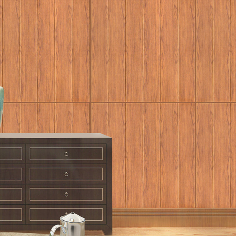 Wood Effect Interior Wall Paneling Peel and Stick 3D Embossed Wall Paneling