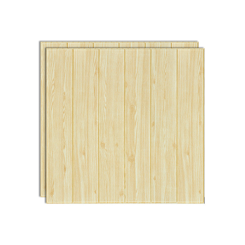 Wood Effect Interior Wall Paneling Peel and Stick 3D Embossed Wall Paneling