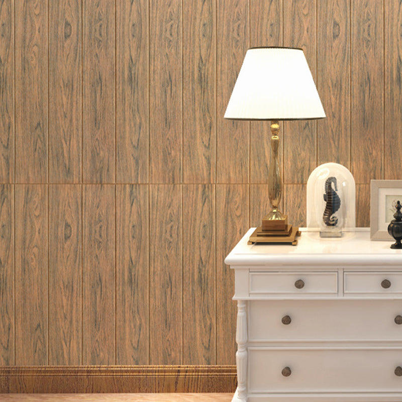 Wood Effect Interior Wall Paneling Peel and Stick 3D Embossed Wall Paneling