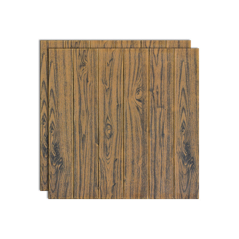 Wood Effect Interior Wall Paneling Peel and Stick 3D Embossed Wall Paneling