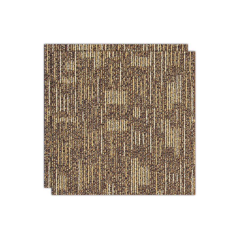 Carpet Tile Non-Skid Fade Resistant Geometry Self-Stick Carpet Tiles Bedroom