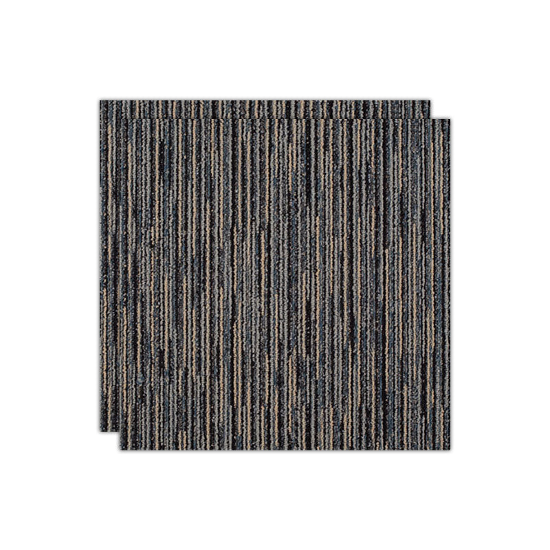 Carpet Tile Non-Skid Fade Resistant Geometry Self-Stick Carpet Tiles Bedroom