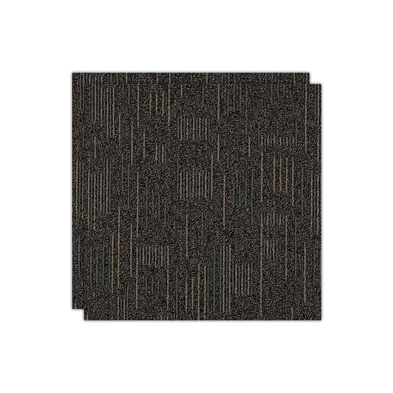 Carpet Tile Non-Skid Fade Resistant Geometry Self-Stick Carpet Tiles Bedroom