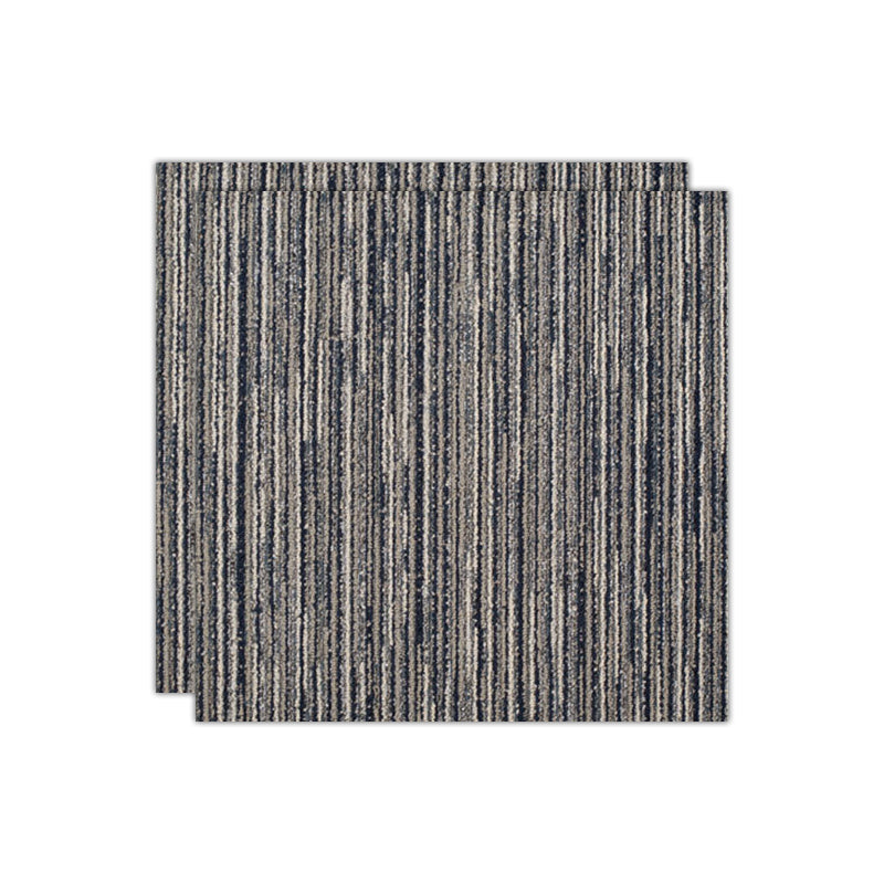 Carpet Tile Non-Skid Fade Resistant Geometry Self-Stick Carpet Tiles Bedroom