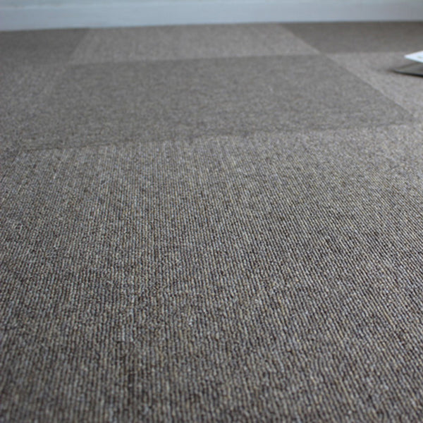 Carpet Tile Non-Skid Fade Resistant Solid Color Self Peel and Stick Carpet Tiles Bedroom