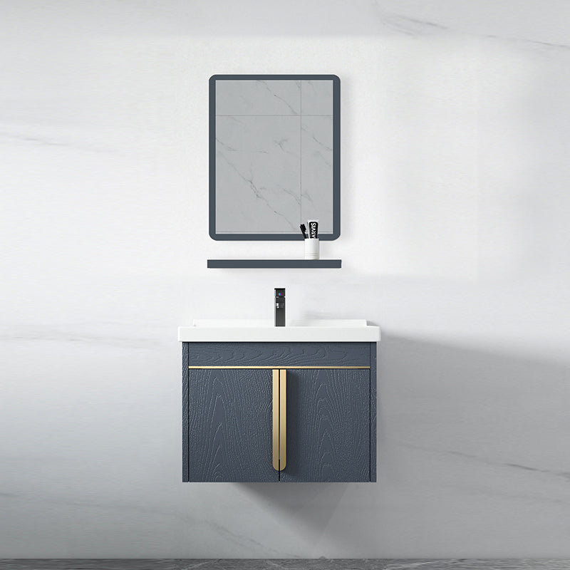 Contemporary Wall Mount Bath Vanity Mirror Cabinet Vanity Cabinet with Storage Shelving