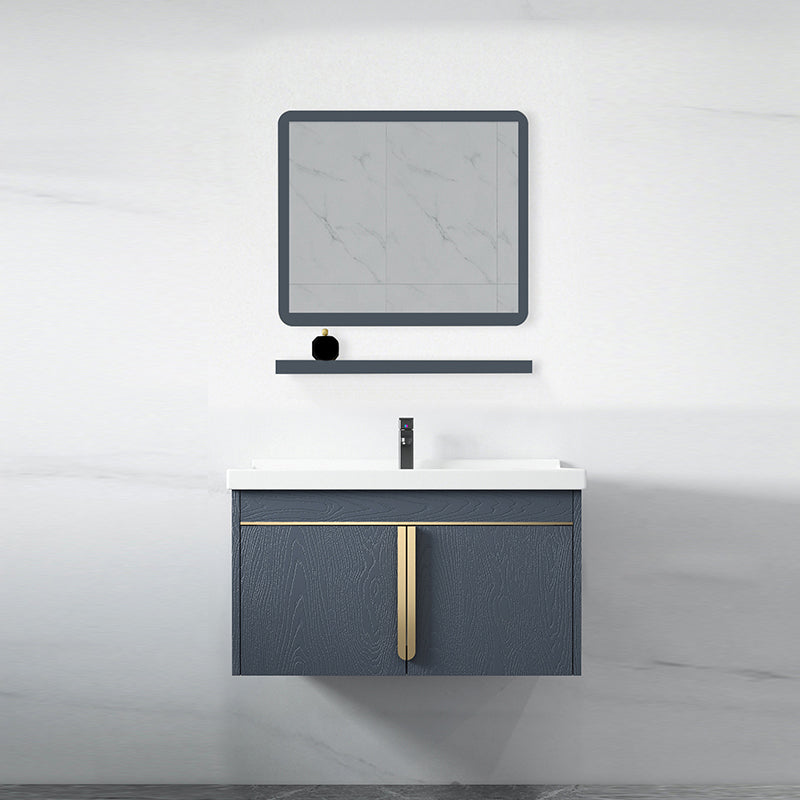 Contemporary Wall Mount Bath Vanity Mirror Cabinet Vanity Cabinet with Storage Shelving