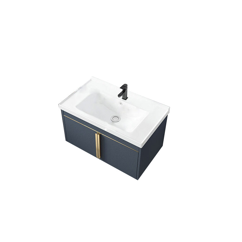 Contemporary Wall Mount Bath Vanity Mirror Cabinet Vanity Cabinet with Storage Shelving