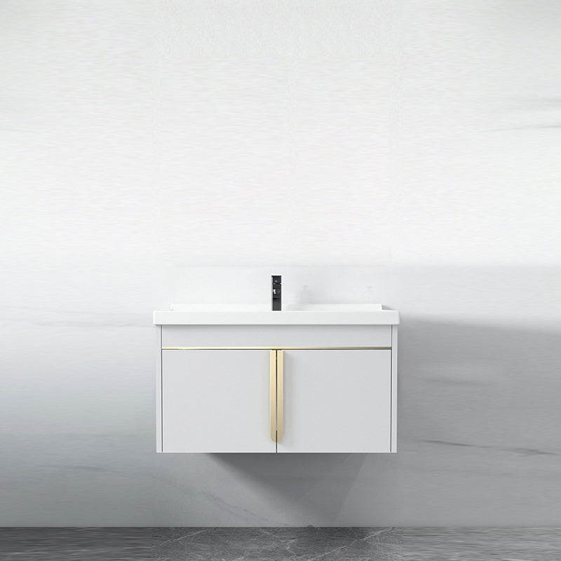 Contemporary Wall Mount Bath Vanity Mirror Cabinet Vanity Cabinet with Storage Shelving