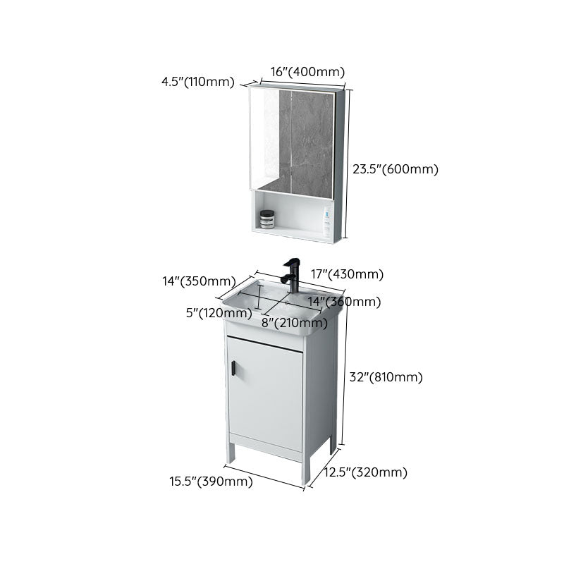 Modern Sink Vanity Free-standing Standard White Vanity Cabinet