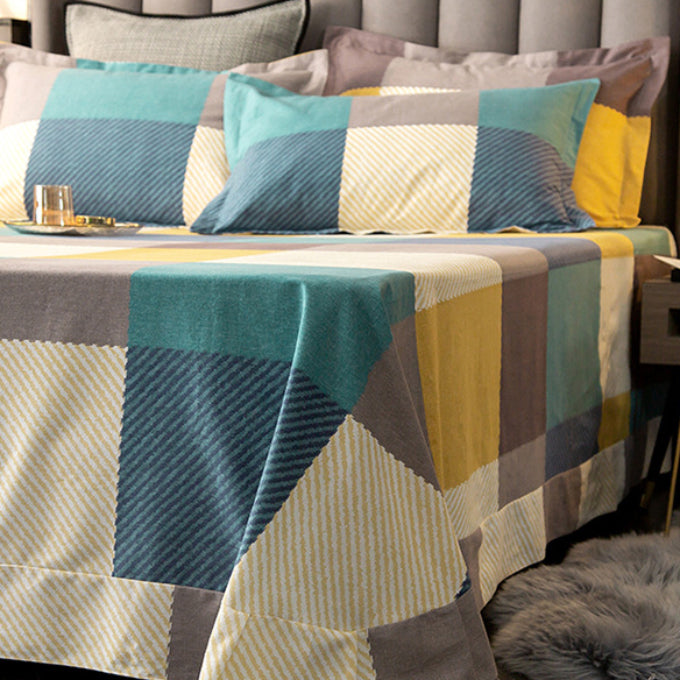 1 Piece Bed Sheet Printing Non-Pilling Soft Fade Resistant Sheet