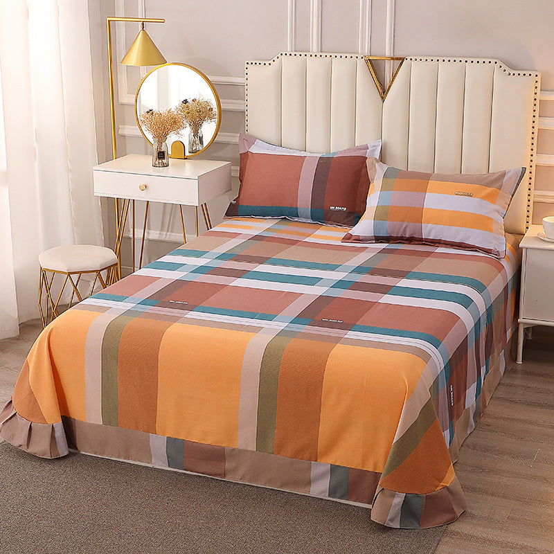 1 Piece Bed Sheet Printing Non-Pilling Soft Fade Resistant Sheet