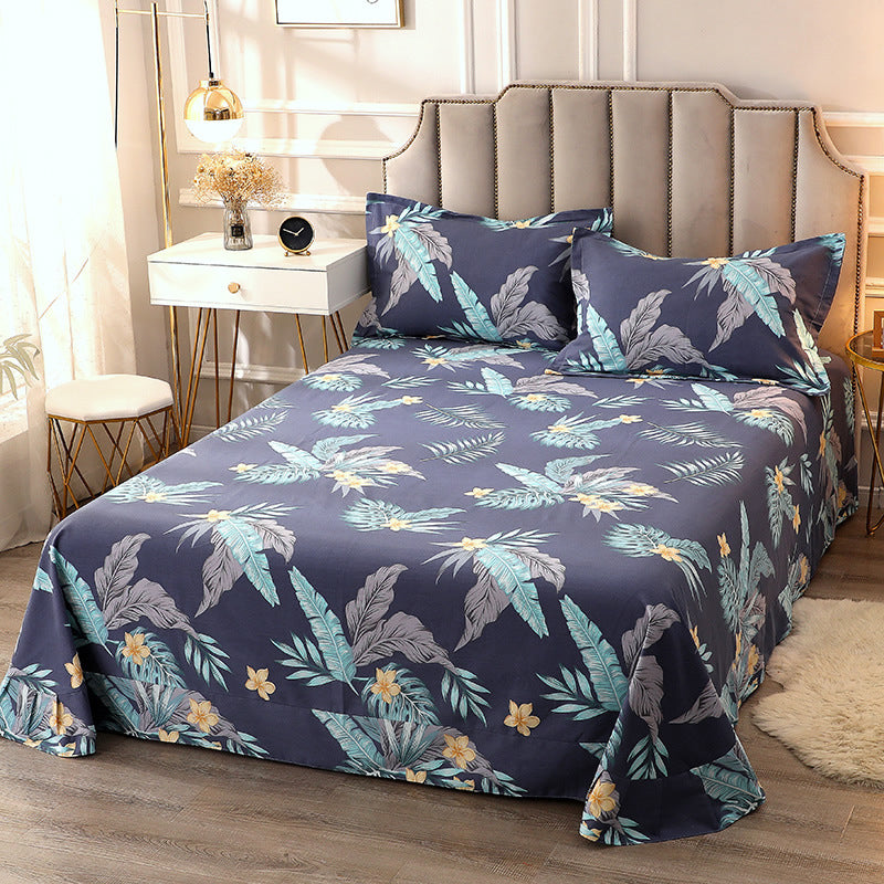 1 Piece Bed Sheet Printing Non-Pilling Soft Fade Resistant Sheet