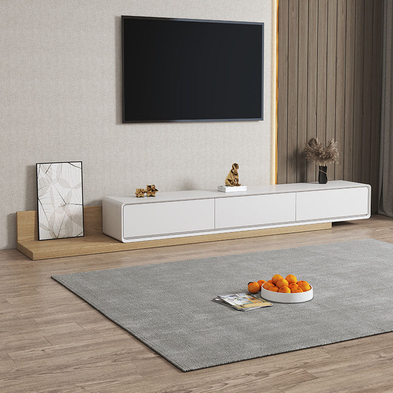 Scandinavian TV Media Console Wood Stand Console for Living Room