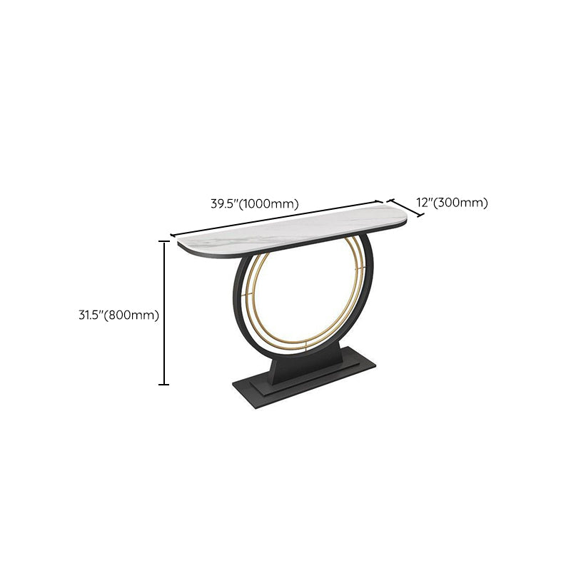 Rectangle Modern Console Accent Table Antique Finish Console Sofa Table