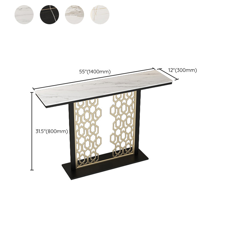 Contemporary Console Accent Table Scratch Resistant Console Sofa Table