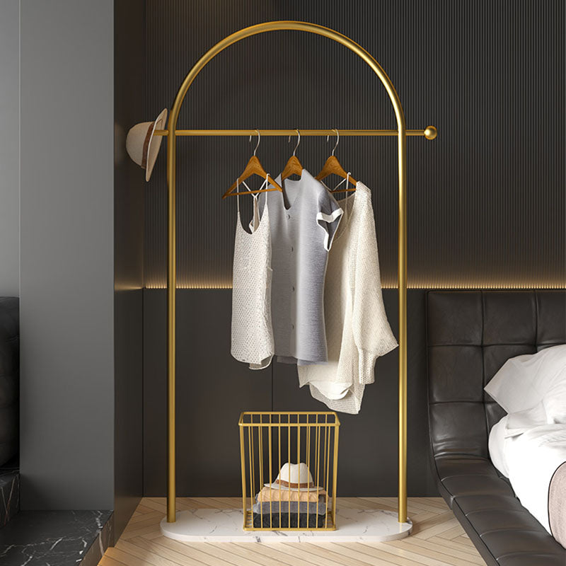 Gorgeous Metal Coat Rack Marble Bottom Coat Rack With Storage