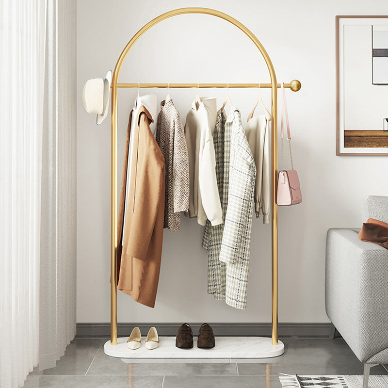 Gorgeous Metal Coat Rack Marble Bottom Coat Rack With Storage