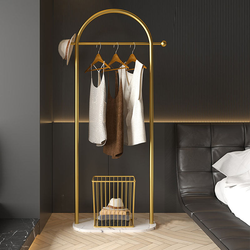 Gorgeous Metal Coat Rack Marble Bottom Coat Rack With Storage