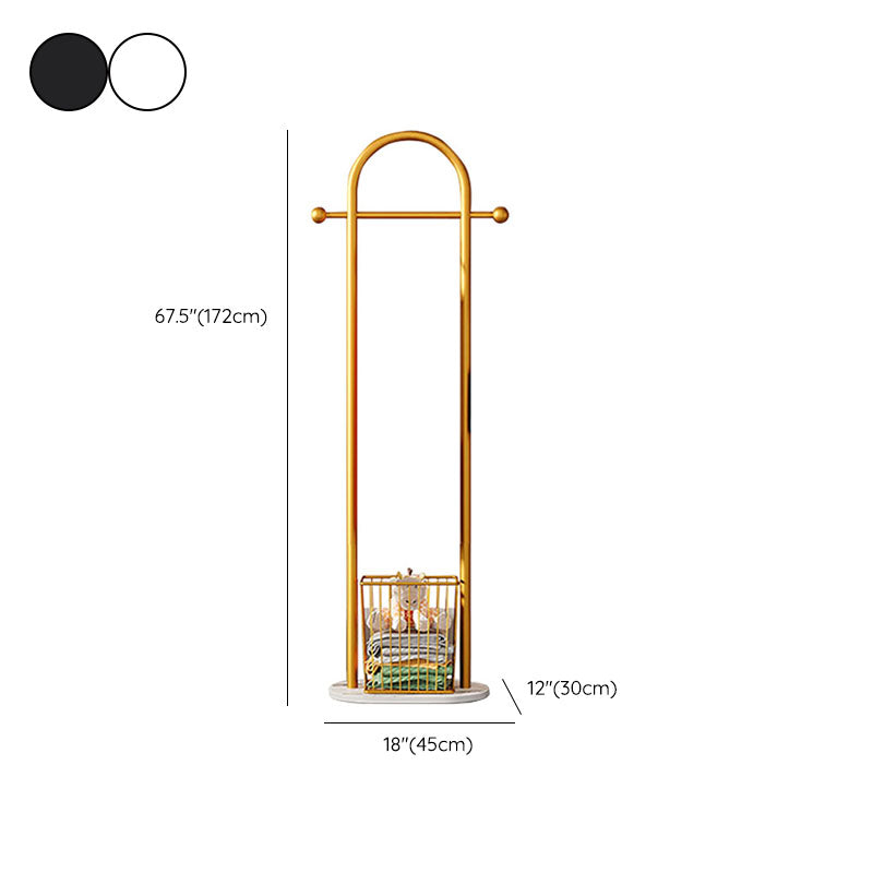 Gorgeous Metal Coat Rack Marble Bottom Coat Rack With Storage