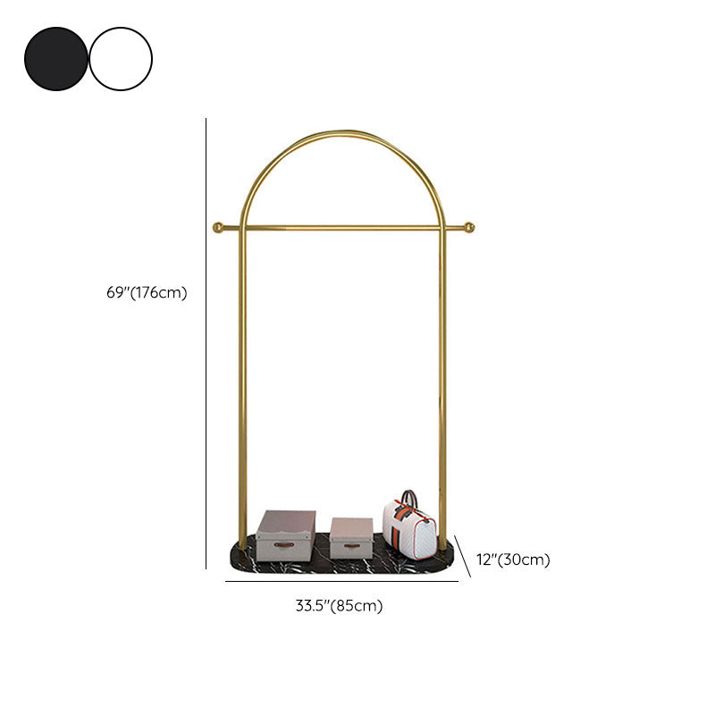 Gorgeous Metal Coat Rack Marble Bottom Coat Rack With Storage