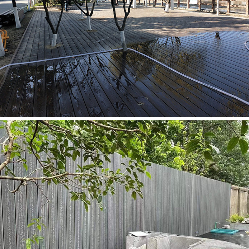 Deck Plank Embossed Snapping Wooden Waterproof Outdoor Floor Board