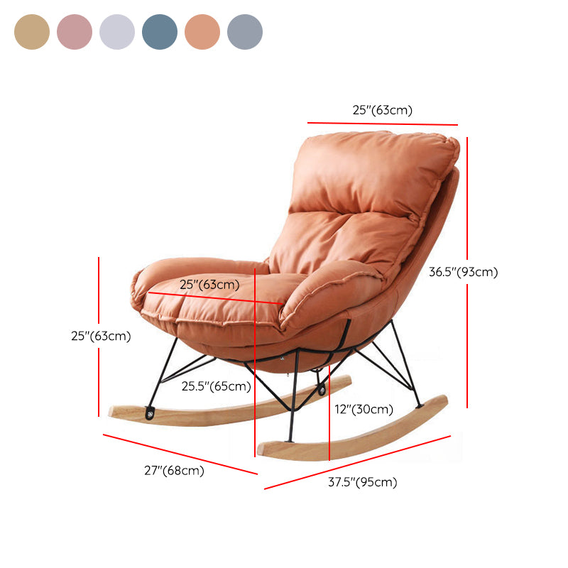 Nordic Light Luxury Single Rocking Sofa Chair Home Lounge Lazy Sofa Chair