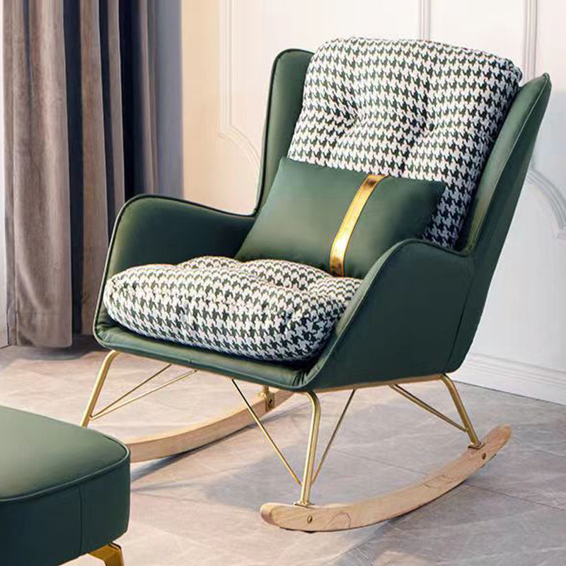 Modern Simple Style Rocking Chair Nursery Sofa Rocking Chair for Bedroom