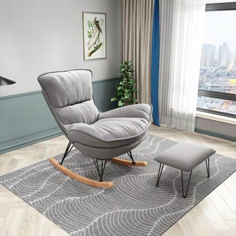 Simple Style Single Rocker Chair Leisure Lazy Chair for Bedroom