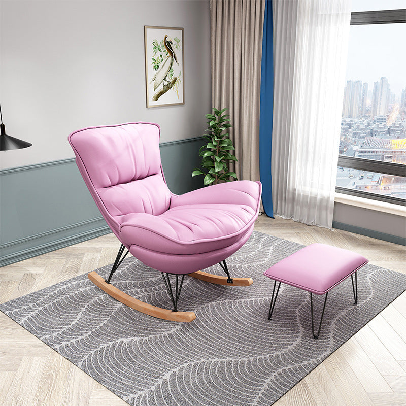 Simple Style Single Rocker Chair Leisure Lazy Chair for Bedroom
