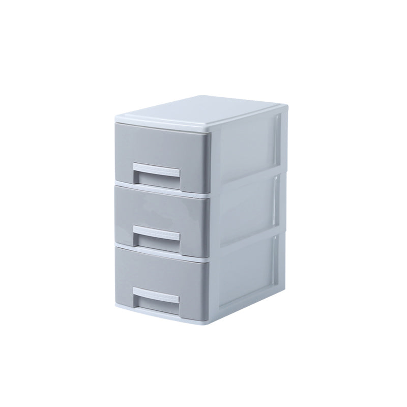 Drawers Filing Cabinet Plastic Vertical File Cabinet for Home and Office
