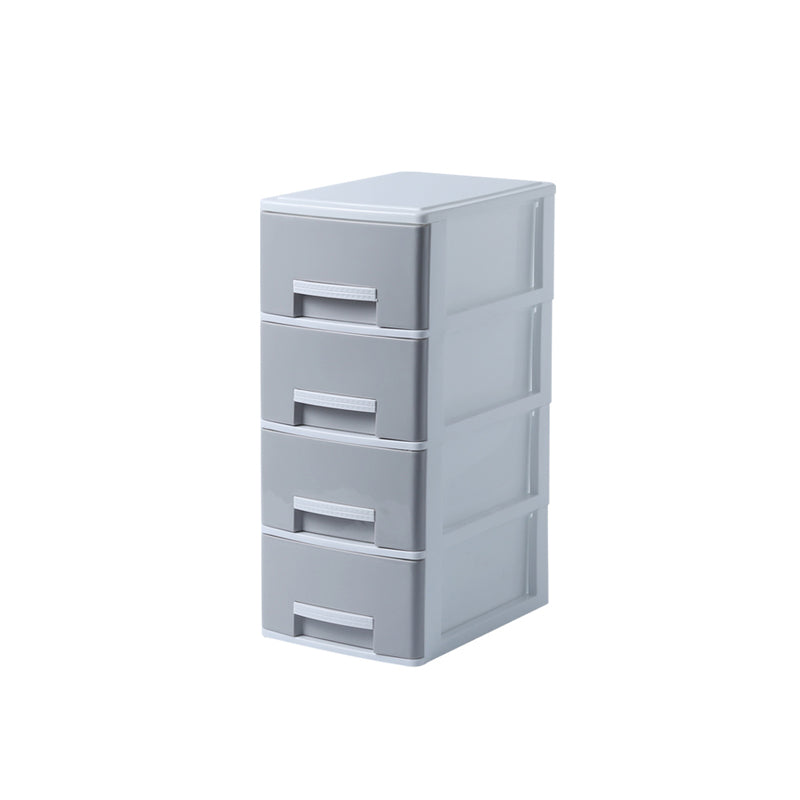 Drawers Filing Cabinet Plastic Vertical File Cabinet for Home and Office