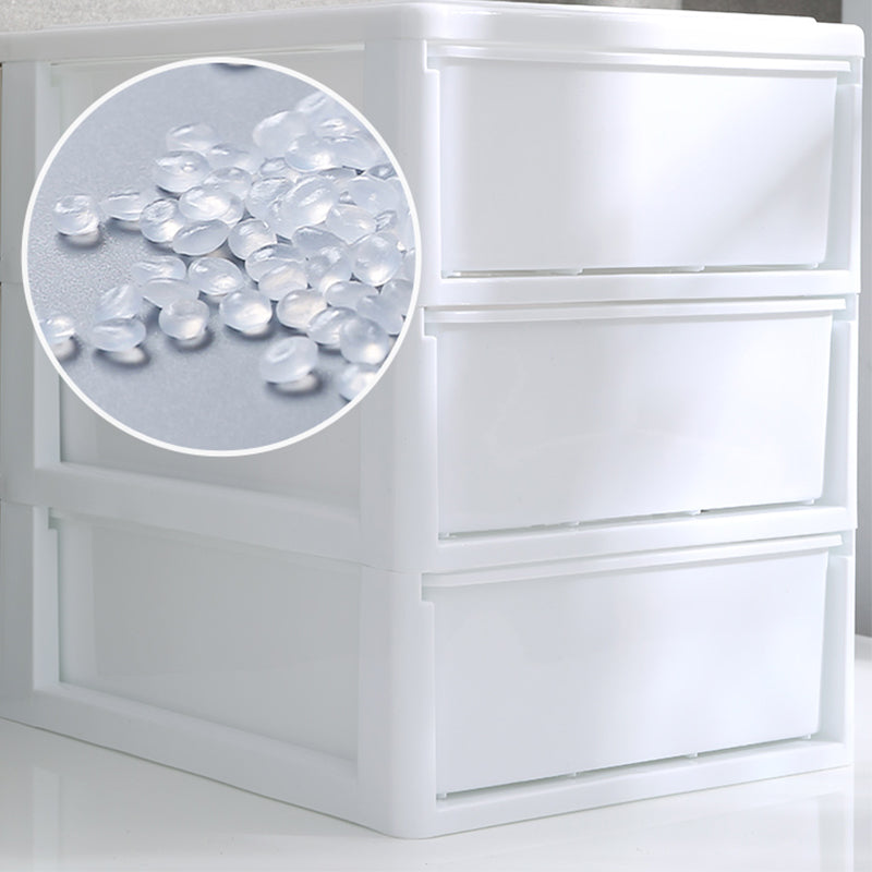 Drawers Filing Cabinet Plastic Vertical File Cabinet for Home and Office