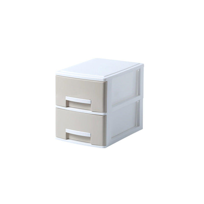 Drawers Filing Cabinet Plastic Vertical File Cabinet for Home and Office