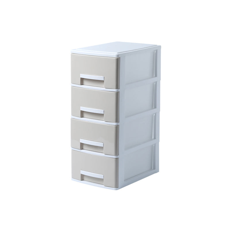 Drawers Filing Cabinet Plastic Vertical File Cabinet for Home and Office