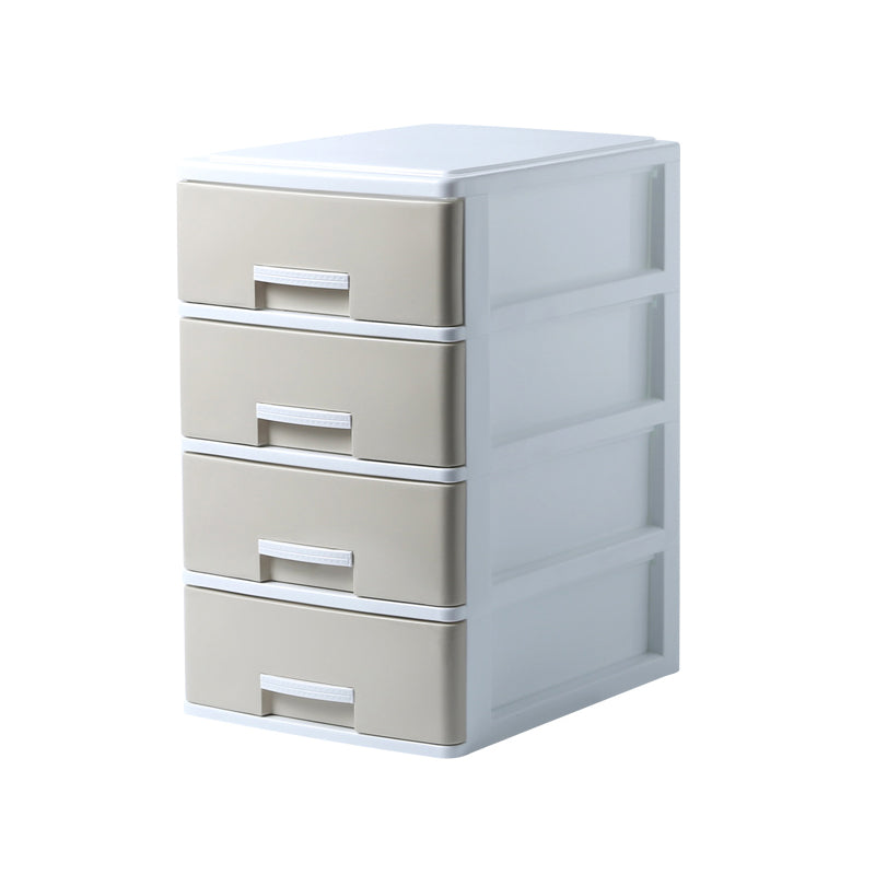 Drawers Filing Cabinet Plastic Vertical File Cabinet for Home and Office