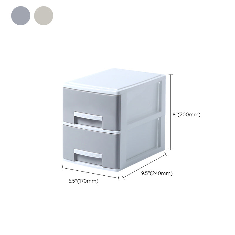 Drawers Filing Cabinet Plastic Vertical File Cabinet for Home and Office