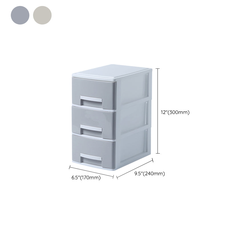 Drawers Filing Cabinet Plastic Vertical File Cabinet for Home and Office