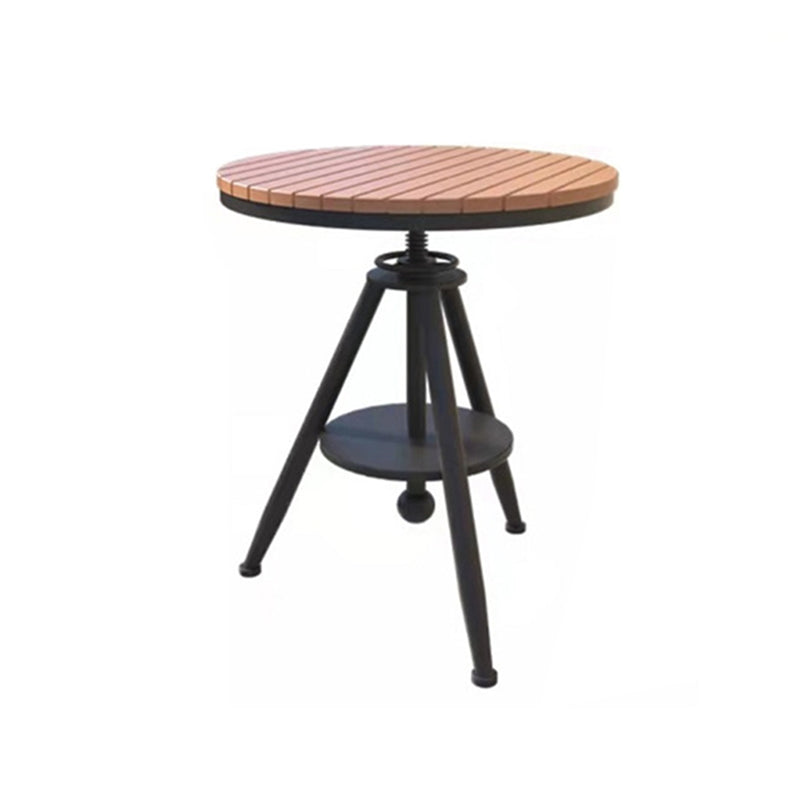 Modern 1/5/7 Pieces Metal Dining Set Reclaimed Wood Table Set