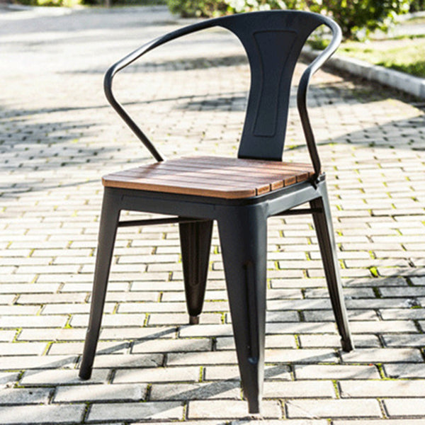 Modern 1/5/7 Pieces Metal Dining Set Reclaimed Wood Table Set