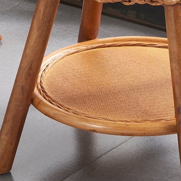 Glass Top Contemporary Dining Table Set 1/2/3/4 Pcs Wicker Dining Set